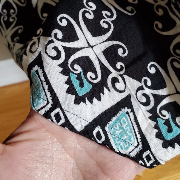 Angie Geometric Printed Summer Mini Skirt Medium - Picture 12 of 12